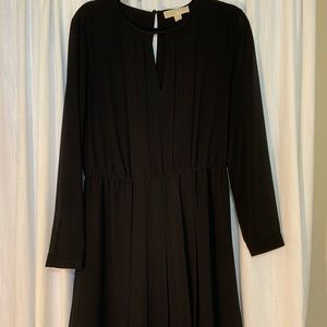 Michael Kors Black midi dress